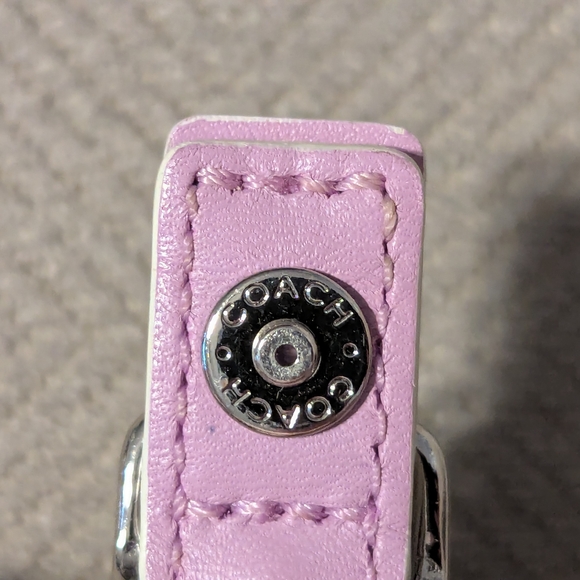 Coach Hampton Striped Wristlet - Picture 3 of 11